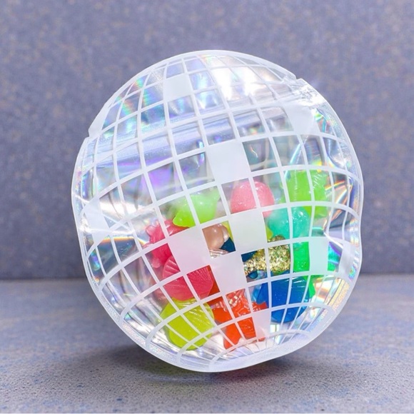 Disco Holographic Reusable Bags, Set of 10 - Picture 6 of 6